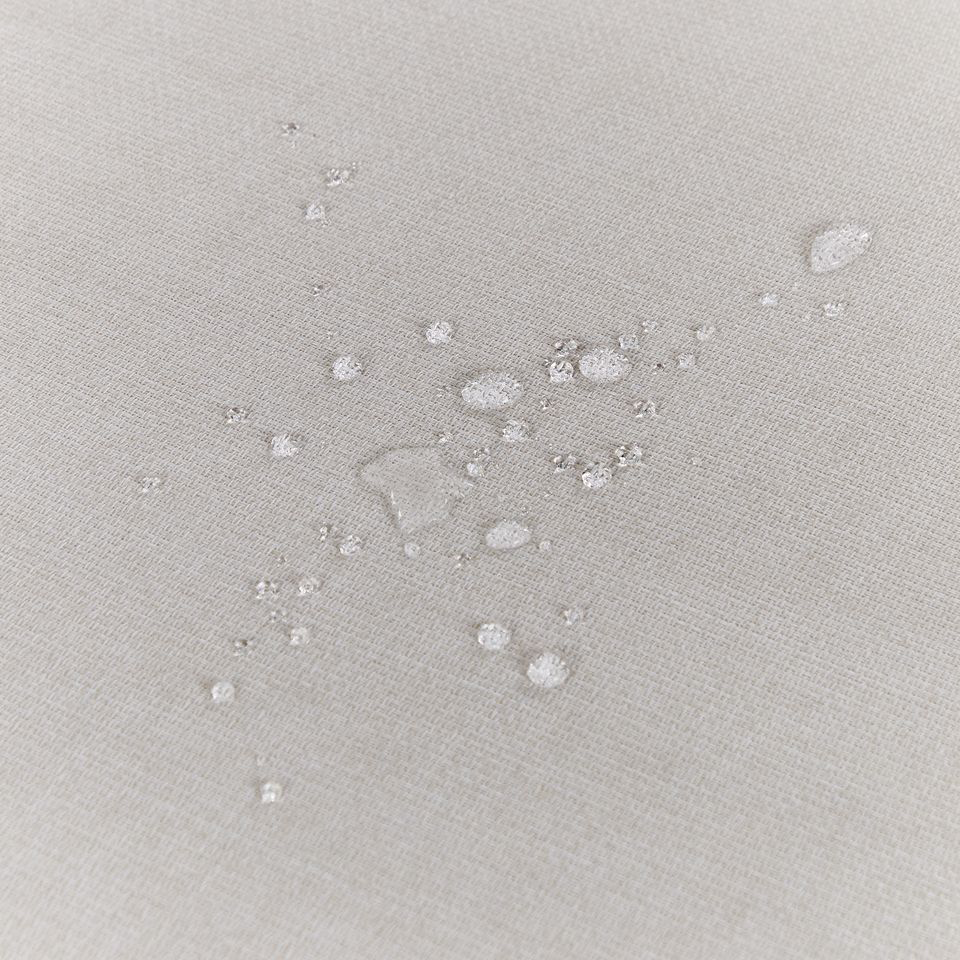 Set di copricuscini per esterni in poliestere olefinico bianco sporco resistente all'acqua Set di copricuscini extra con protezione UV e zip