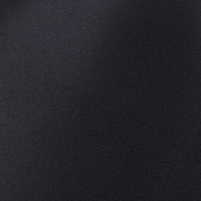 Set di 2 sedie da pranzo impilabili con sedile in plastica senza braccioli nero stile moderno