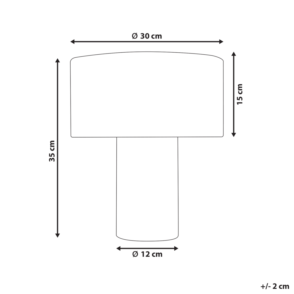 Lampada da tavolo da comodino Grigio Base in cotone e lino Tessuto Paralume a tamburo 30 cm Stile moderno Soggiorno Camera da letto