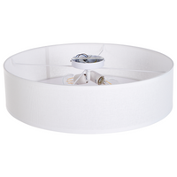 Lampada da soffitto bianca ø 60 cm Luce ad incasso Illuminazione Vimini Boho Moderna Soggiorno Camera da letto