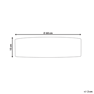 Lampada da soffitto bianca ø 60 cm Luce ad incasso Illuminazione Vimini Boho Moderna Soggiorno Camera da letto