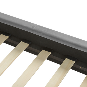 Letto matrimoniale 160 x 200 cm Rete a doghe in velluto grigio