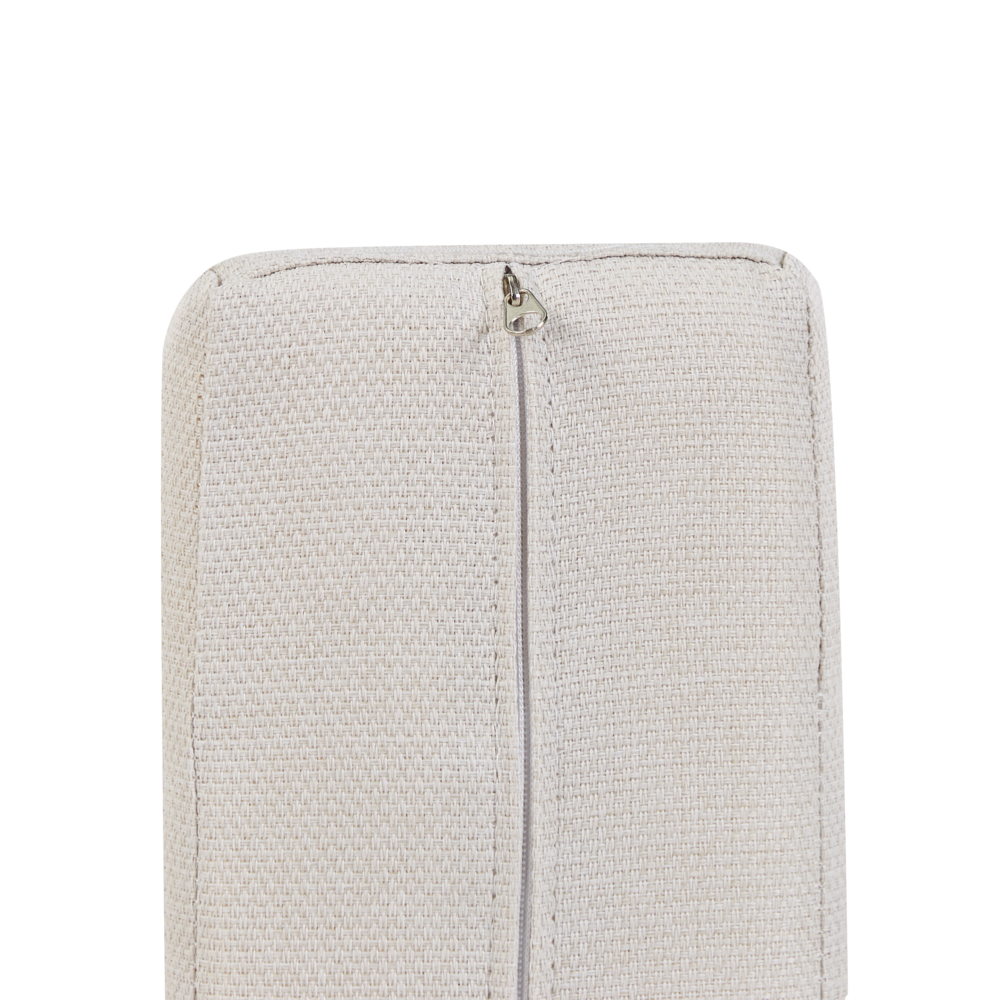 Set di Copricuscini per giardino bianco sporco resistente ai raggi UV con cerniera