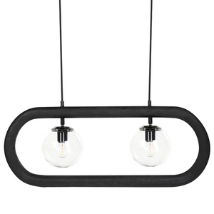 Lampada a sospensione Paralume in legno di mango nero Plafoniera in stile industriale Boho Accessori per la casa Fatti a mano