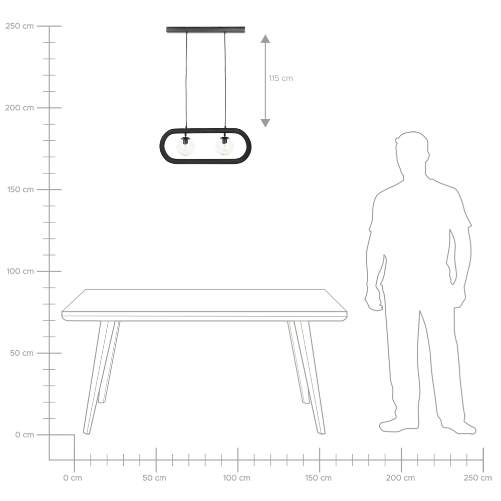 Lampada a sospensione Paralume in legno di mango nero Plafoniera in stile industriale Boho Accessori per la casa Fatti a mano