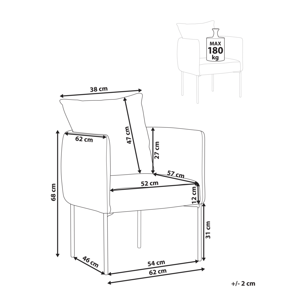 Poltrona in ecopelle marrone con cuscino gambe in ferro nero stile retrò elegante