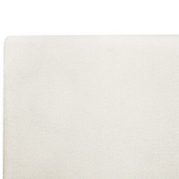 Letto ad acqua in stile giapponese, testiera in legno di frassino scuro bouclé 180 x 200 cm legno basso con materasso camera da letto