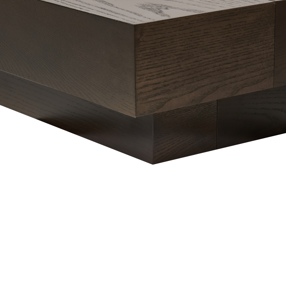 Letto ad acqua in stile giapponese, testiera in legno di frassino scuro bouclé 180 x 200 cm legno basso con materasso camera da letto