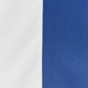 Ombrellone da giardino in tessuto poliestere blu con palo in alluminio blu e bianco ⌀ 245 cm Elegante e moderno