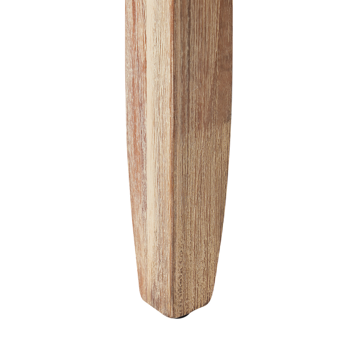 Sgabello da bar Sedia Legno chiaro Beige Giardino Boho Stile rustico Telaio in ferro