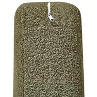 Divano Verde Scuro Poliestere Tessuto Boucle Rivestimento 2 Posti Japandi Stile Minimalista