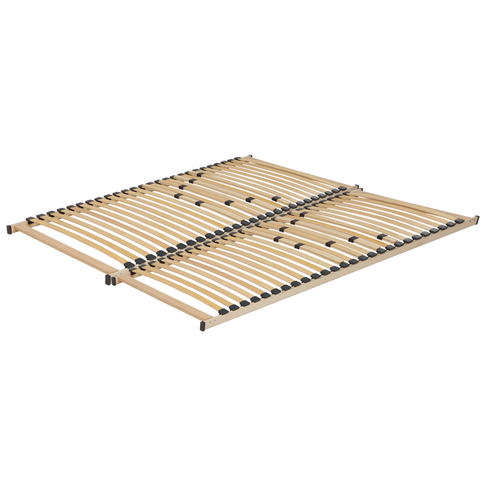 Base letto EU matrimoniale Size 180 x 200 cm Telaio in legno con doghe a molle solide