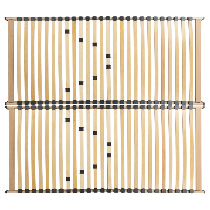 Base letto EU matrimoniale Size 180 x 200 cm Telaio in legno con doghe a molle solide