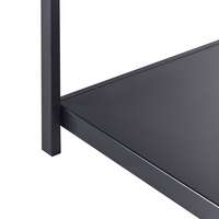 Isola da giardino con lavello a leva singola Ripiani in acciaio Piano in legno chiaro 159 x 50 x 91 cm Nero cucina da esterno