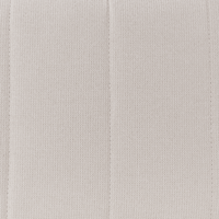 Divano a 3 posti in tessuto Beige chiaro Soggiorno Stile moderno Gambe in metallo