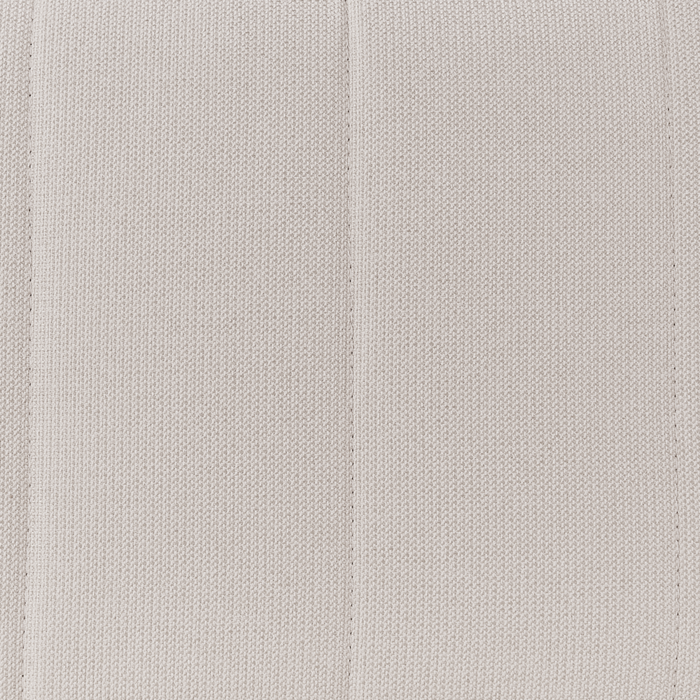 Divano a 3 posti in tessuto Beige chiaro Soggiorno Stile moderno Gambe in metallo