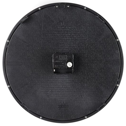 Orologio da parete grigio senza numeri 34 cm in alluminio stile moderno