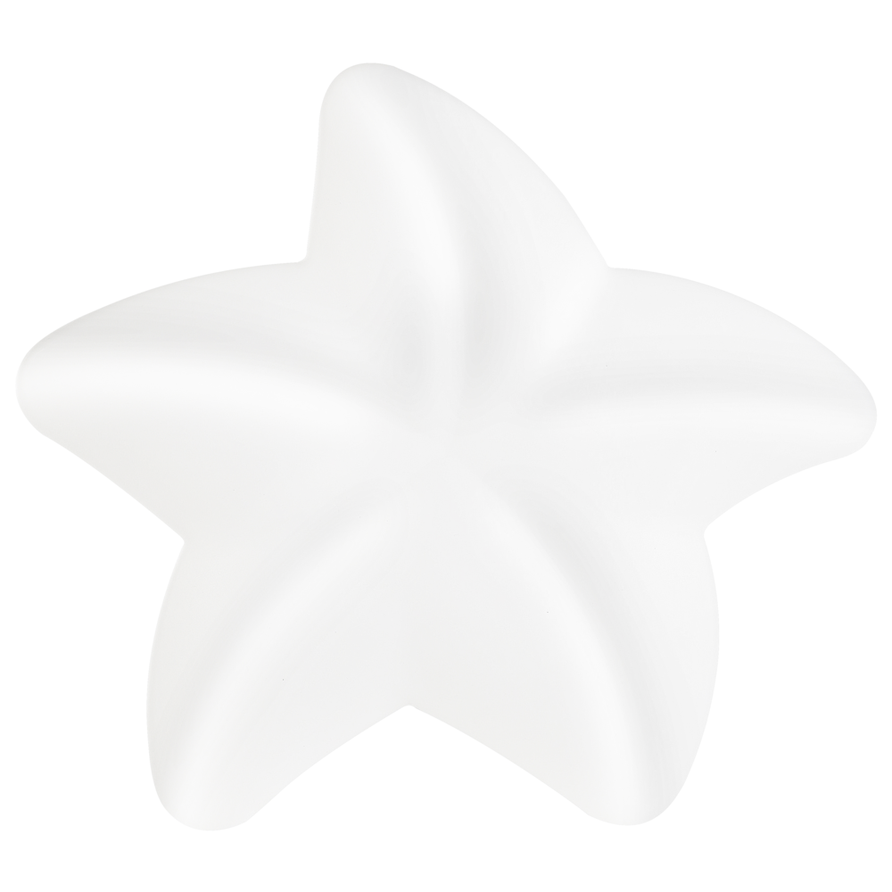 Lampada da soffitto con paralume acrilico bianco a forma di stella per la cameretta dei bambini Illuminazione d'accento di design