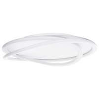 Lampada da soffitto Forma rotonda con paralume acrilico bianco per l'illuminazione d'accento di design della stanza
