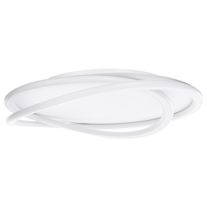 Lampada da soffitto Forma rotonda con paralume acrilico bianco per l'illuminazione d'accento di design della stanza