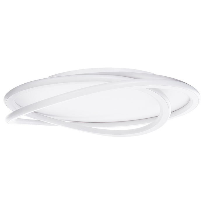 Lampada da soffitto Forma rotonda con paralume acrilico bianco per l'illuminazione d'accento di design della stanza