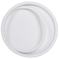 Lampada da soffitto Forma rotonda con paralume acrilico bianco per l'illuminazione d'accento di design della stanza