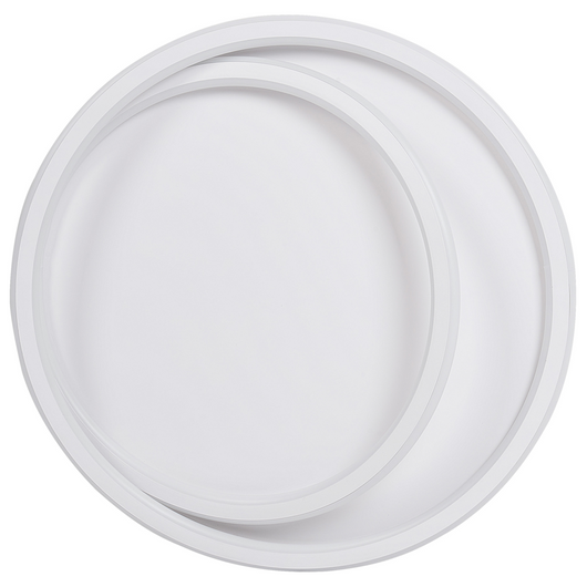 Lampada da soffitto Forma rotonda con paralume acrilico bianco per l'illuminazione d'accento di design della stanza