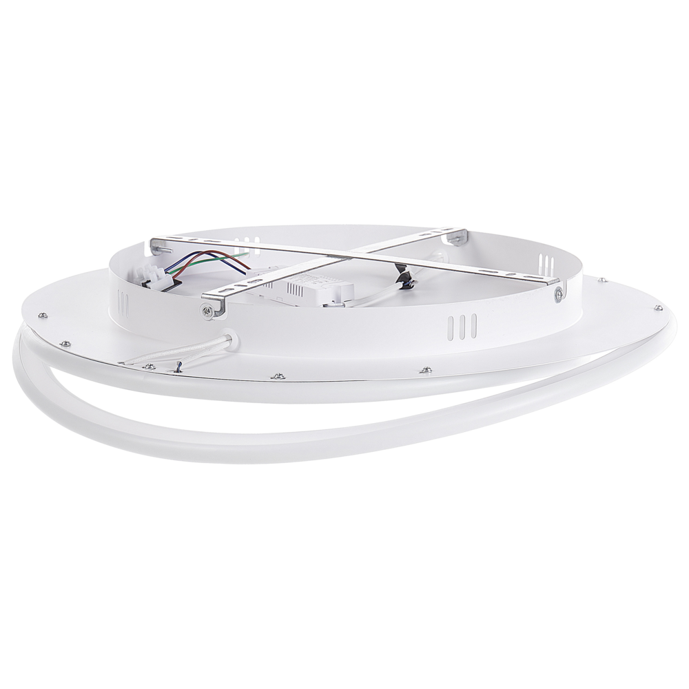 Lampada da soffitto Forma rotonda con paralume acrilico bianco per l'illuminazione d'accento di design della stanza