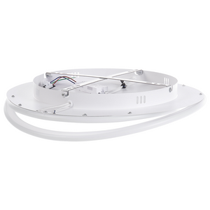 Lampada da soffitto Forma rotonda con paralume acrilico bianco per l'illuminazione d'accento di design della stanza