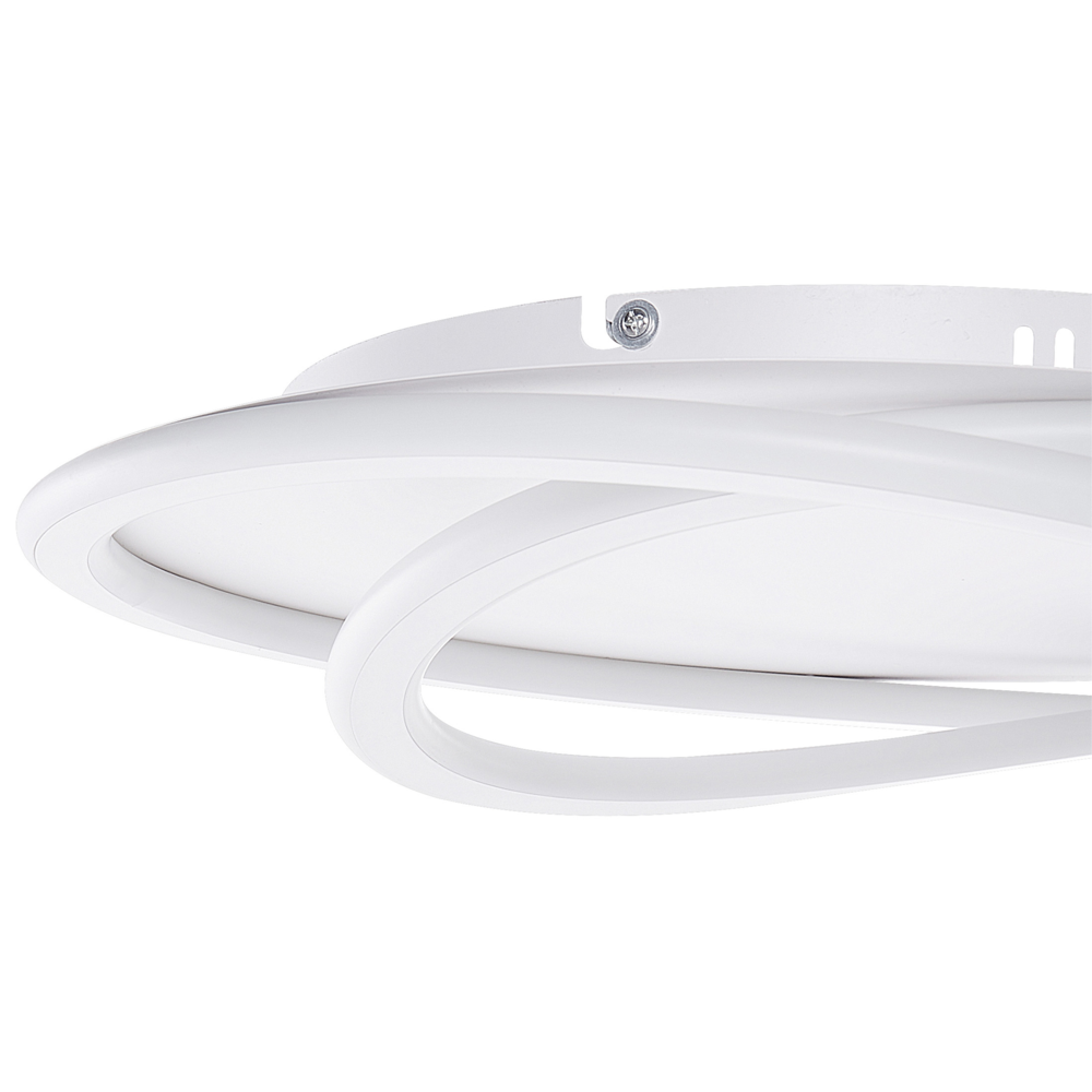 Lampada da soffitto Forma rotonda con paralume acrilico bianco per l'illuminazione d'accento di design della stanza