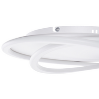 Lampada da soffitto Forma rotonda con paralume acrilico bianco per l'illuminazione d'accento di design della stanza