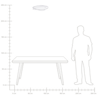 Lampada da soffitto Forma rotonda con paralume acrilico bianco per l'illuminazione d'accento di design della stanza