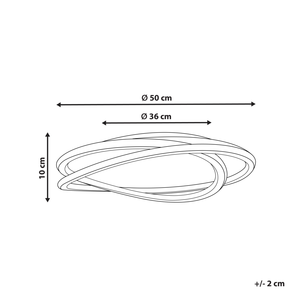 Lampada da soffitto Forma rotonda con paralume acrilico bianco per l'illuminazione d'accento di design della stanza