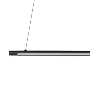 Lampada a sospensione LED in metallo nero  dal Design geometrico stile moderno