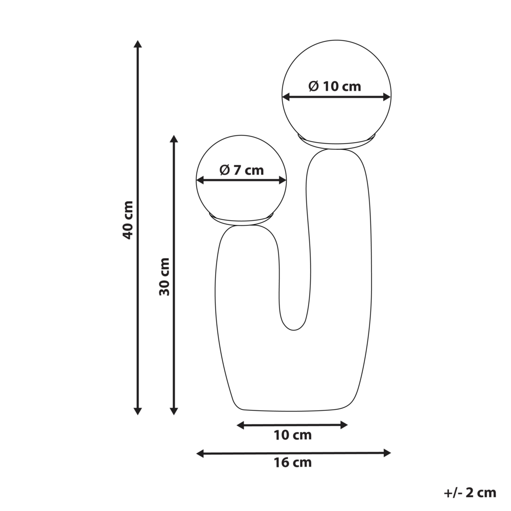 Lampada da tavolo Base in resina rosa Paralumi in vetro rotondi Doppio paralume Base a U