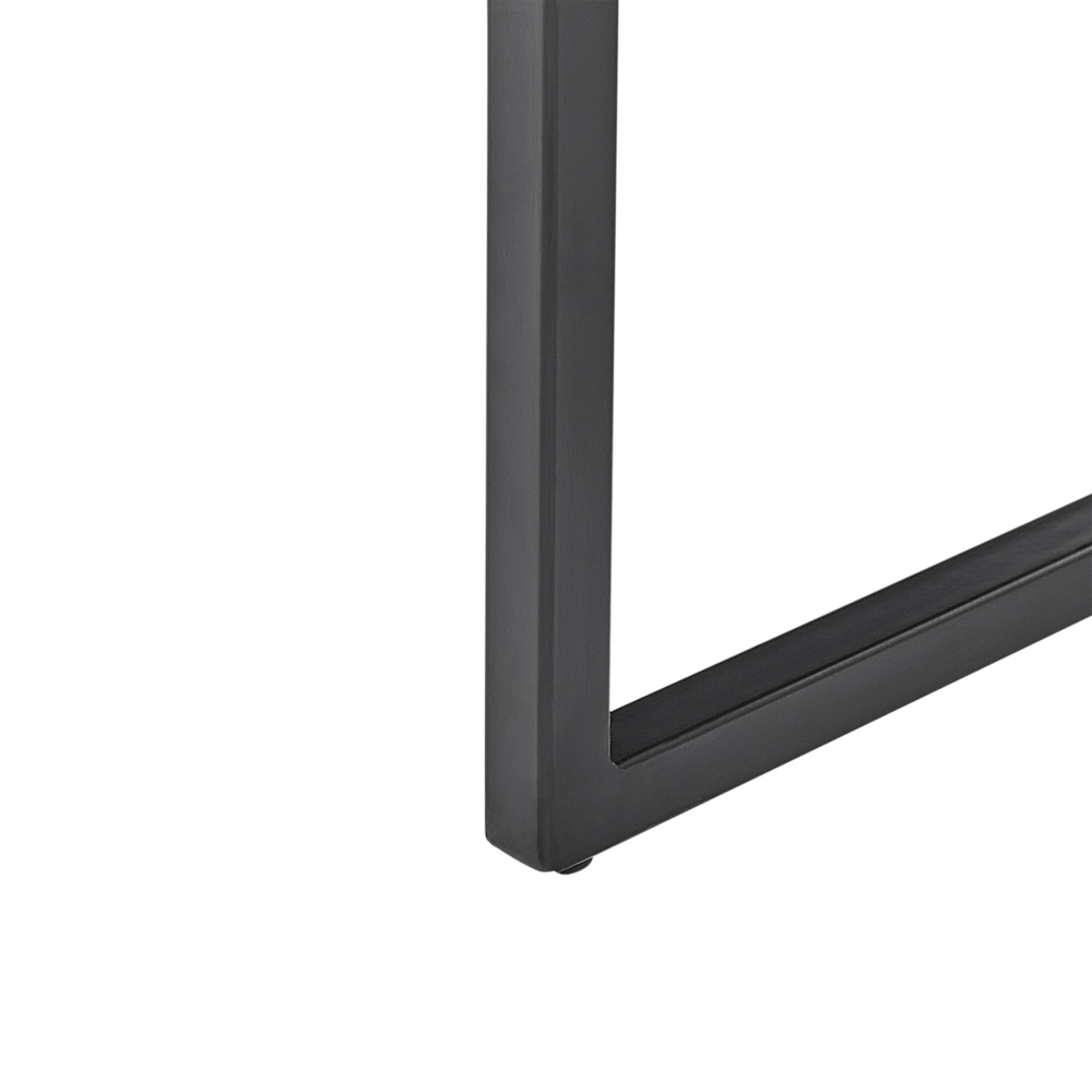 Poltrona in velluto turchese 83L x 69L x 83H Schienale Bracciolo Struttura in metallo nero Soggiorno moderno glam