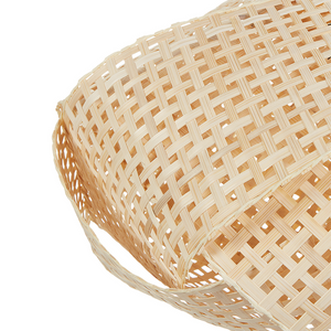 Lampada a sospensione in bambù intrecciato Luce naturale stile contemporaneo