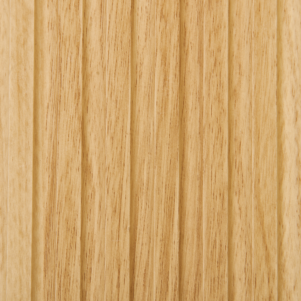 Mobile da bagno sospeso in legno chiaro di alta qualità a parete scanalato con 2 cassetti 60 x 52 cm