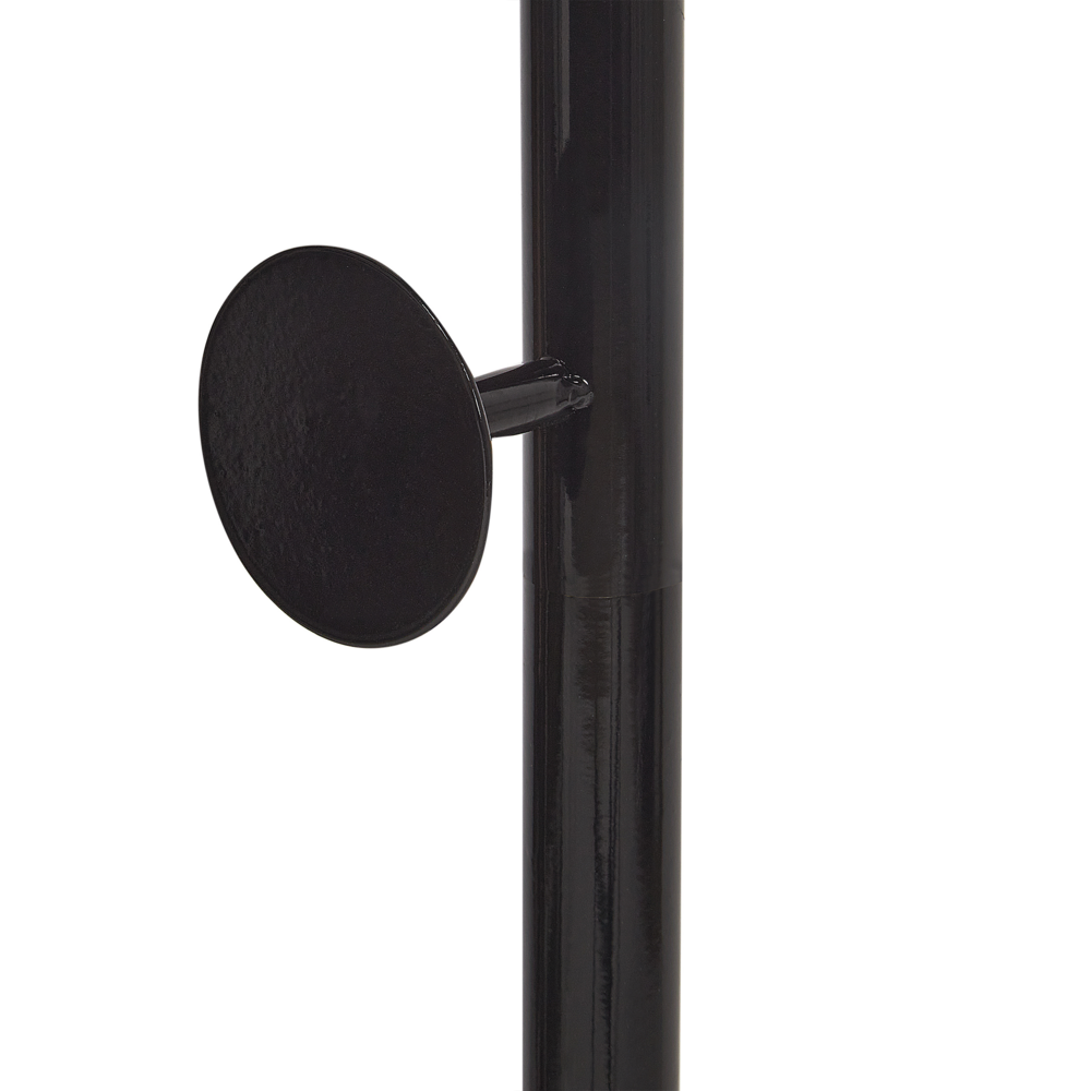 Appendiabiti in metallo nero e marmo Glamour Industrial ingresso