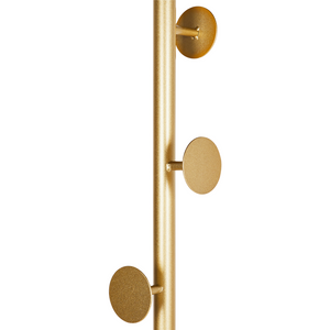 Appendiabiti in metallo dorato e marmo stile Glamour Industrial ingresso