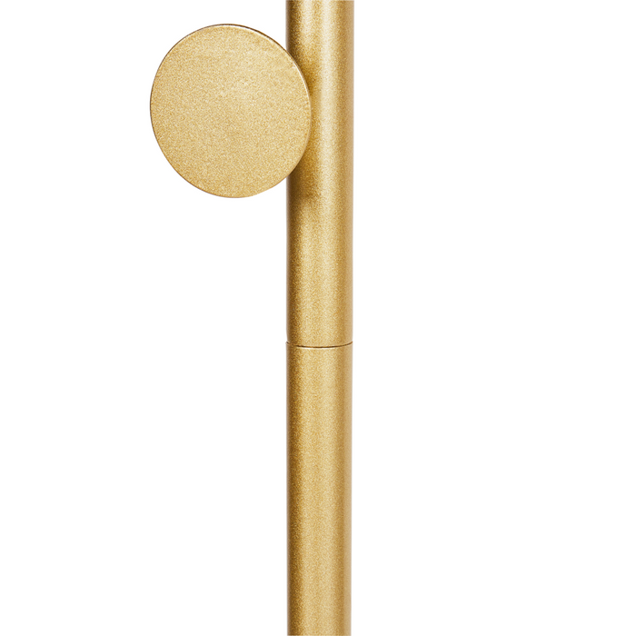 Appendiabiti in metallo dorato e marmo stile Glamour Industrial ingresso