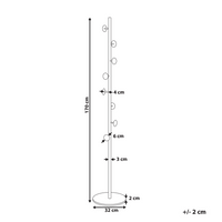 Appendiabiti in metallo dorato e marmo stile Glamour Industrial ingresso