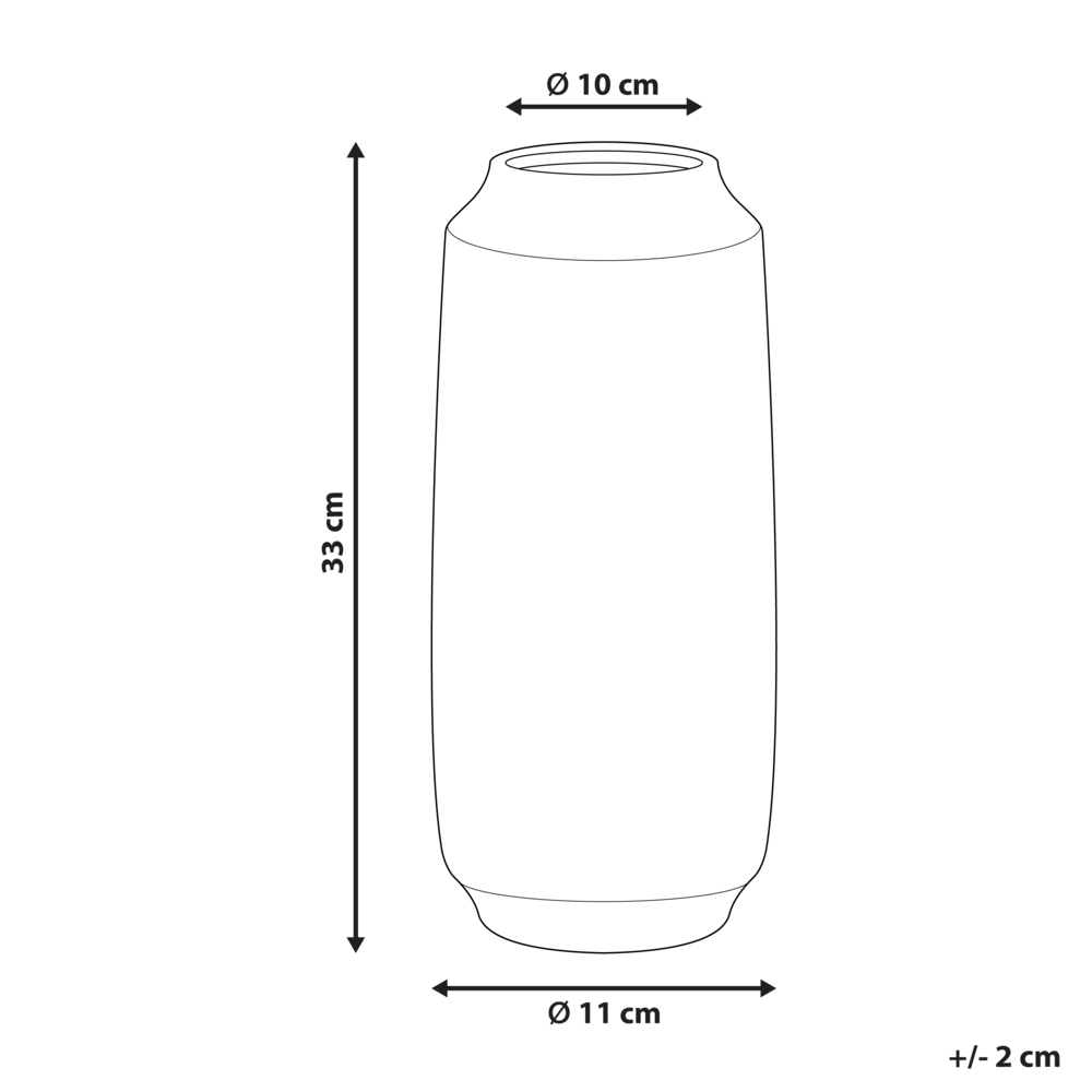 Vaso per fiori Sabbia Beige Gres Motivo astratto Decorazione per interni Pezzo Design moderno Impermeabile