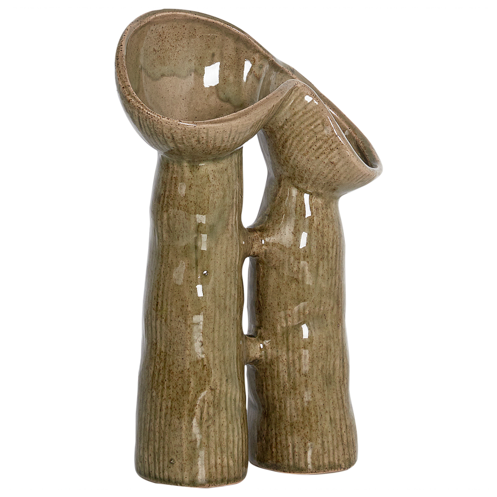 Vaso per fiori in gres verde 28 cm impermeabile Accessori per il soggiorno e la camera da letto