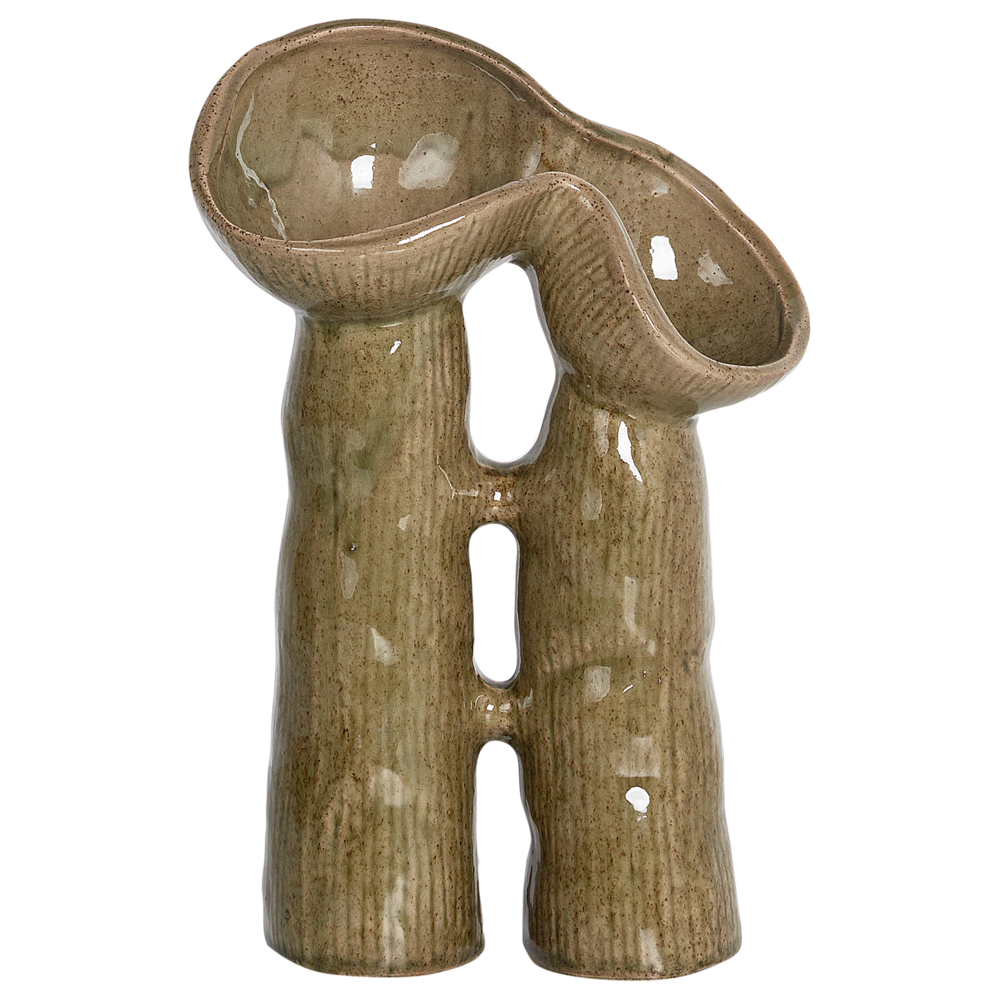 Vaso per fiori in gres verde 28 cm impermeabile Accessori per il soggiorno e la camera da letto