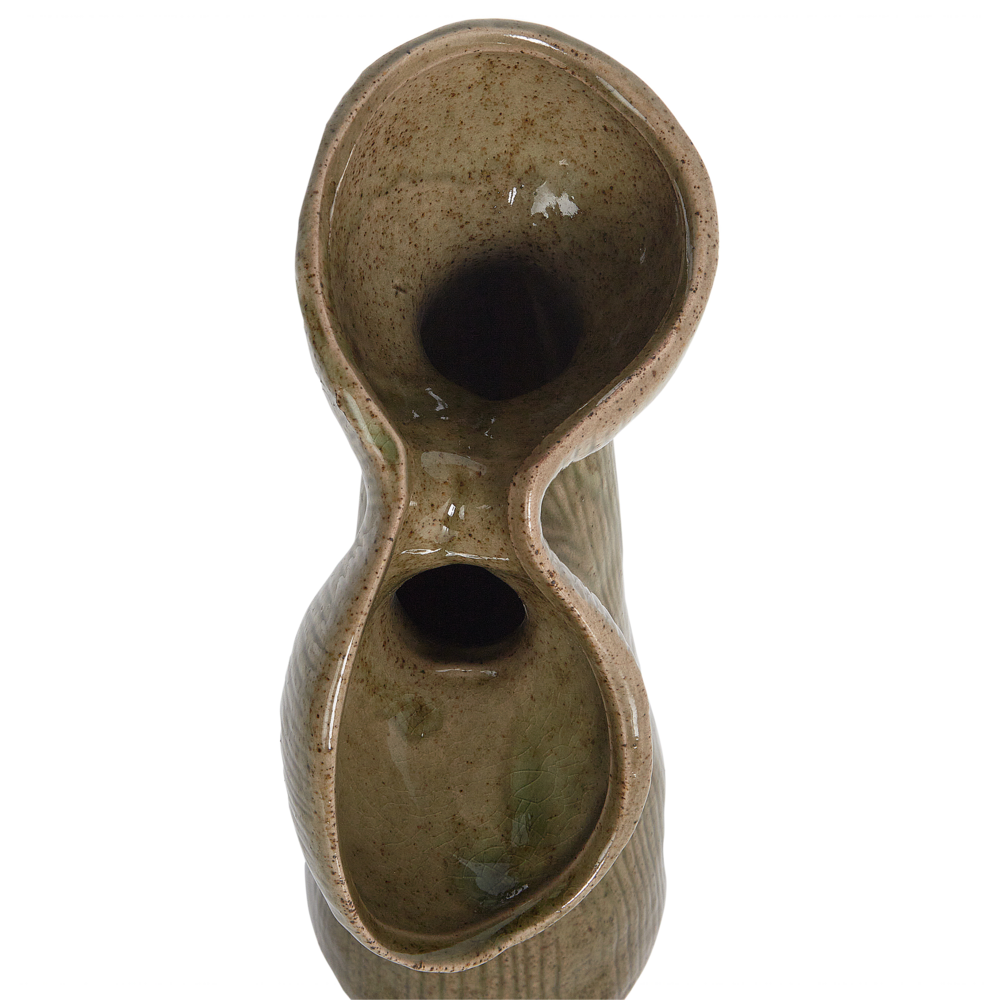 Vaso per fiori in gres verde 28 cm impermeabile Soggiorno Camera da letto Sala da pranzo Accessori per la casa