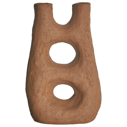 Vaso per fiori in gres marrone 28 cm Impermeabile Soggiorno Camera da letto Sala da pranzo Accessori per la casa