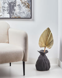 Vaso per fiori Gres bianco Decorazione per interni Pezzo Design moderno Impermeabile