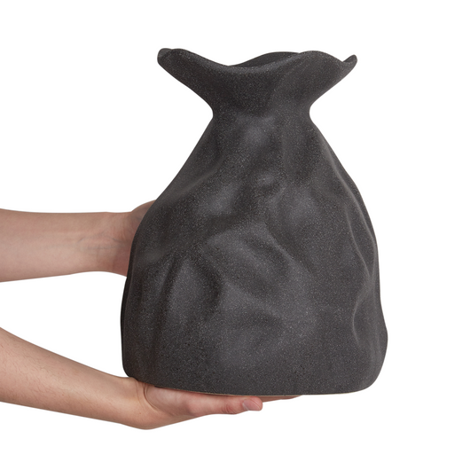 Vaso per fiori Gres bianco Decorazione per interni Pezzo Design moderno Impermeabile