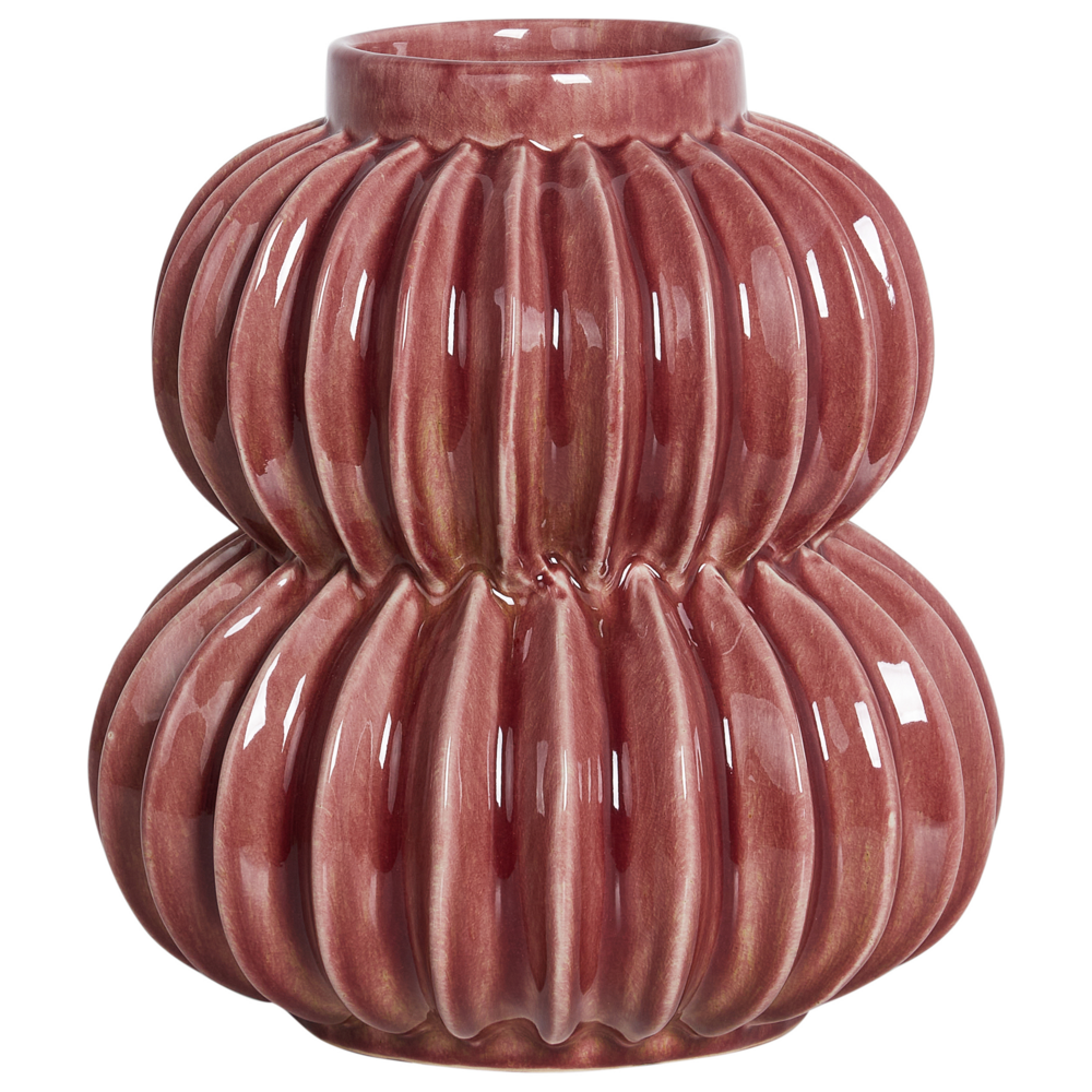 Vaso da fiori Rosso Gres Decorazione per interni Pezzo Design Moderno Impermeabile